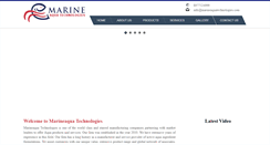 Desktop Screenshot of marineaquatechnologies.com